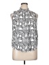 Elie Tahari 100% Polyester Silver Sleeveless Blouse Size XL - photo 1
