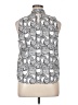 Elie Tahari 100% Polyester Silver Sleeveless Blouse Size XL - photo 2