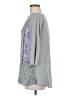 J.Jill 100% Rayon Gray 3/4 Sleeve Top Size M - photo 5