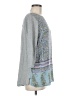 J.Jill 100% Rayon Gray 3/4 Sleeve Top Size M - photo 4