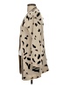 Saltwater LUXE Animal Print Tan Cardigan Size XS - photo 5