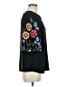 Shein 100% Polyester Black 3/4 Sleeve T-Shirt Size 6 - photo 4