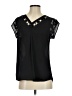 Daniel Rainn Black Short Sleeve Blouse Size S - photo 1
