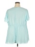 Torrid 100% Polyester Teal Short Sleeve Blouse Size 2X Plus (2) - photo 2