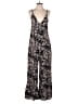 Lulus 100% Rayon Paisley Black Jumpsuit Size S - photo 1