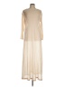 Shein 100% Polyester Ivory Casual Dress Size 6 - photo 1