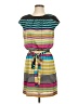 Guess 100% Polyester Stripes Green Casual Dress Size 4 - photo 1