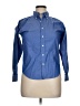 Lands' End Blue Long Sleeve Button-Down Shirt Size 14 - photo 1
