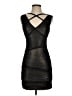 BCBGMAXAZRIA Metallic Black Cocktail Dress Size 2 - photo 1