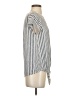 Max Studio Silver Short Sleeve Blouse Size S - photo 4