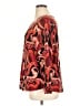 Chico's Brown 3/4 Sleeve Blouse Size XL (3) - photo 5