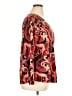 Chico's Brown 3/4 Sleeve Blouse Size XL (3) - photo 4