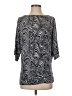 MICHAEL Michael Kors Silver 3/4 Sleeve Blouse Size XS - photo 1
