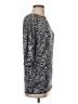 MICHAEL Michael Kors Silver 3/4 Sleeve Blouse Size XS - photo 4