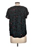 Shein 100% Viscose Black Short Sleeve Blouse Size 12 - photo 2
