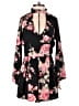 Fashion Nova Floral Black Romper Size Sm  - photo 1