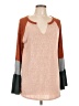 Ces Femme Color Block Orange Pullover Sweater Size L (estimated) - photo 1