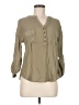 The Workshop Tan 3/4 Sleeve Blouse Size M - photo 1