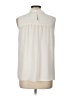 Ann Taylor 100% Polyester Ivory Sleeveless Blouse Size L (petite) - photo 2