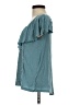 Maurices Teal Short Sleeve Blouse Size XS - photo 5