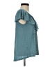 Maurices Teal Short Sleeve Blouse Size XS - photo 4