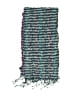 Unbranded Tweed Teal Blue Scarf One size - photo 2