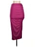 Superdown Solid Burgundy Casual Skirt Size S - photo 1
