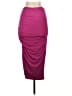 Superdown Solid Burgundy Casual Skirt Size S - photo 2