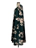 Assorted Brands 100% Polyester Print Green Casual Dress Size 26 waist - photo 5
