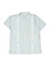 Assorted Brands Blue Short Sleeve Button-Down Shirt Size 10 - photo 1