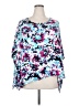 East5th 100% Rayon Blue Short Sleeve Blouse Size 2X - photo 1