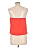 River Island Orange Red Sleeveless Blouse Size 10 - photo 2