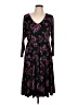 Torrid Paisley Black Casual Dress Size Lg Plus (0) - photo 1