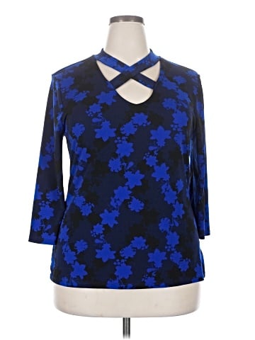 Bold Elements 3/4 Sleeve Blouse (view 1)