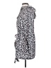 Sinsay 100% Polyester Animal Print White Coat Size XS - photo 5