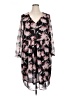 Assorted Brands 100% Polyester Print Black Casual Dress Size 16 - photo 1