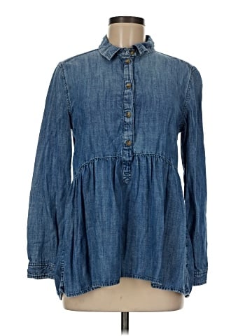 American Eagle Outfitters Long Sleeve Blouse (view 1)