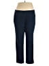 JM Collection Solid Blue Casual Pants Size 16 - photo 1
