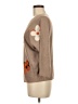 Aaeda Floral Brown Pullover Sweater Size M - photo 5