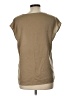 Mirol Tan Short Sleeve Blouse Size L - photo 2
