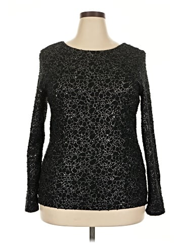 Jennifer Lopez Long Sleeve Top (view 1)