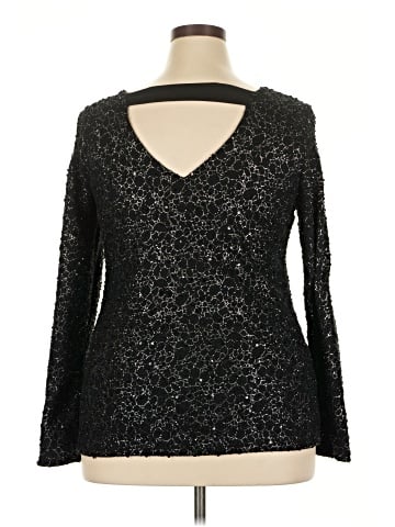Jennifer Lopez Long Sleeve Top (view 2)