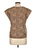 Shein 100% Polyester Brown Short Sleeve Blouse Size L - photo 2