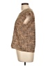 Shein 100% Polyester Brown Short Sleeve Blouse Size L - photo 5
