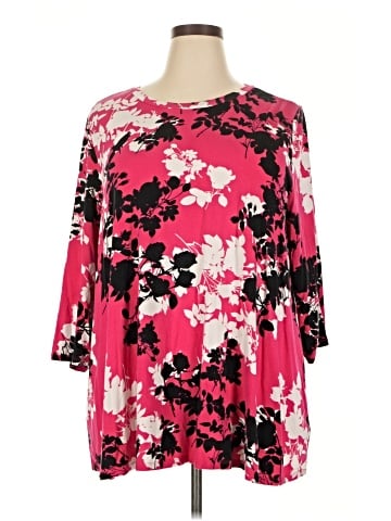 Jessica London 3/4 Sleeve Blouse (view 1)