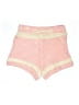 Shein 100% Polyester Hearts Pink Shorts Size S - photo 1