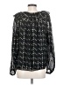 Ulla Johnson Black Long Sleeve Silk Top Size 4 - photo 2