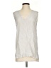 Equipment 100% Silk Silver Sleeveless Silk Top Size S - photo 1