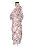 Windsor 100% Polyester Paisley White Cocktail Dress Size M - photo 5