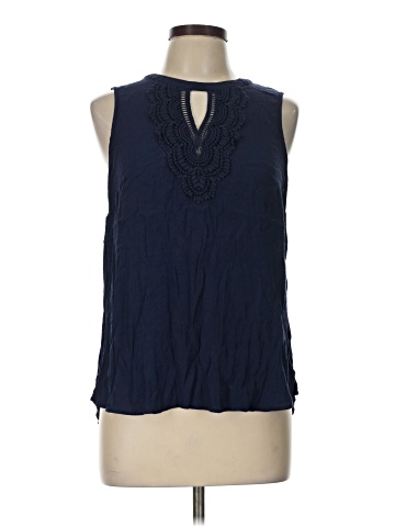 Pale Sky Sleeveless Blouse (view 1)